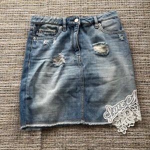Love Moschino Denim Skirt
